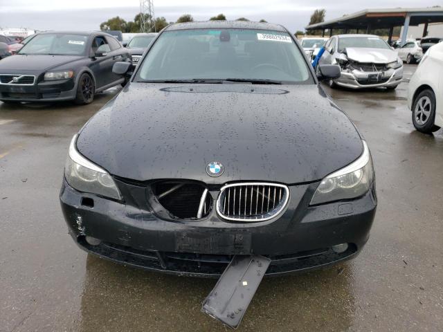 WBANE53577CW64684 - 2007 BMW 525 I BLACK photo 5