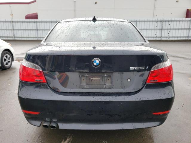 WBANE53577CW64684 - 2007 BMW 525 I BLACK photo 6