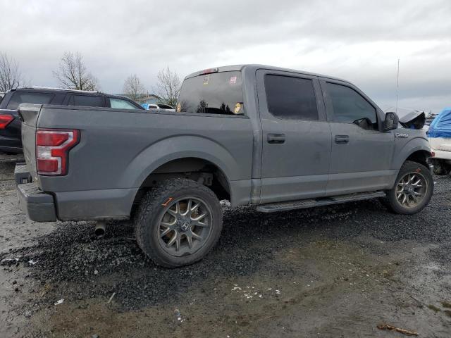 1FTEW1EP4JFD29072 - 2018 FORD F150 SUPERCREW GRAY photo 3