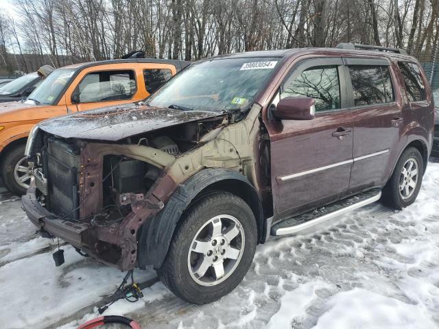 5FNYF48979B006520 - 2009 HONDA PILOT TOURING BURGUNDY photo 1