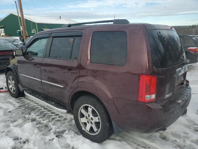 5FNYF48979B006520 - 2009 HONDA PILOT TOURING BURGUNDY photo 2