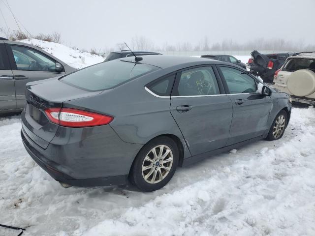 1FA6P0G78G5132502 - 2016 FORD FUSION S GRAY photo 3