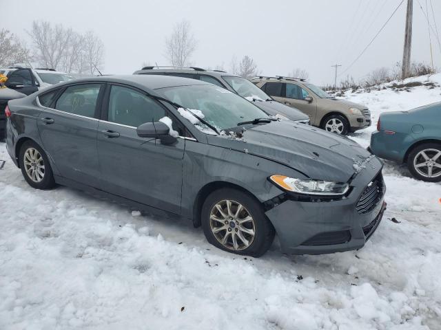 1FA6P0G78G5132502 - 2016 FORD FUSION S GRAY photo 4