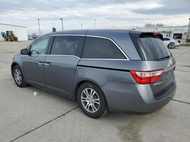 5FNRL5H69CB067383 - 2012 HONDA ODYSSEY EXL GRAY photo 2