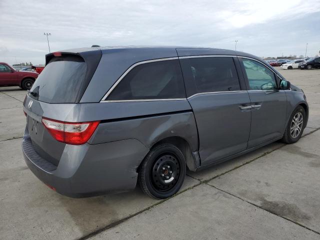 5FNRL5H69CB067383 - 2012 HONDA ODYSSEY EXL GRAY photo 3