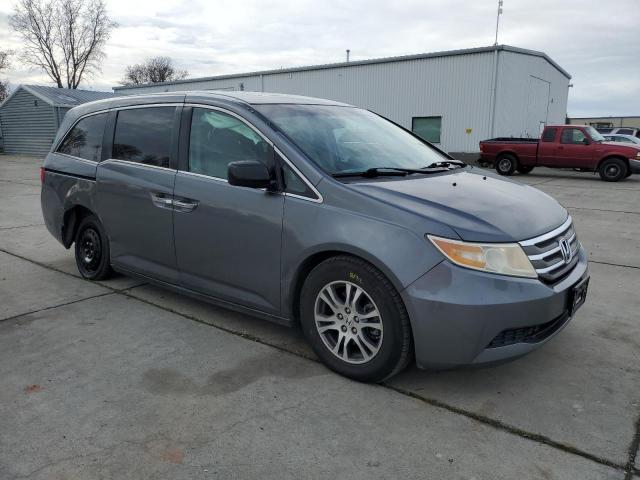 5FNRL5H69CB067383 - 2012 HONDA ODYSSEY EXL GRAY photo 4