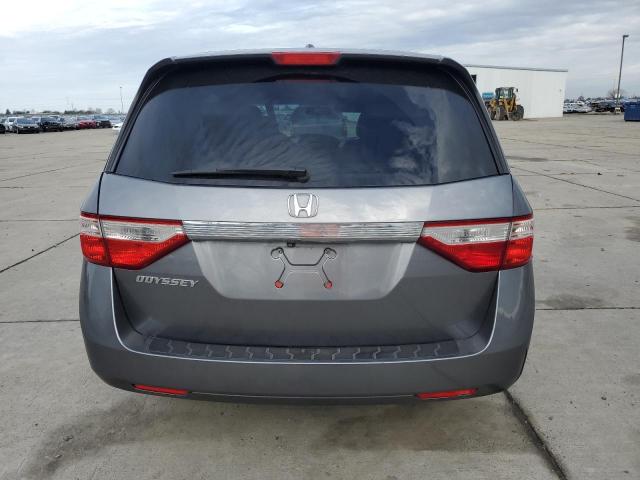 5FNRL5H69CB067383 - 2012 HONDA ODYSSEY EXL GRAY photo 6