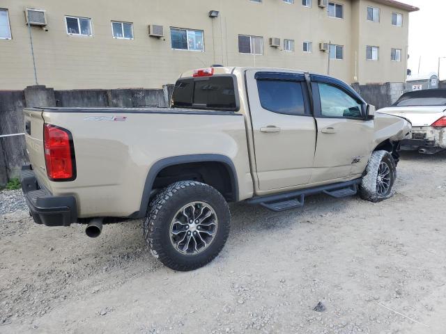1GCGTEEN1M1175087 - 2021 CHEVROLET COLORADO ZR2 BEIGE photo 3
