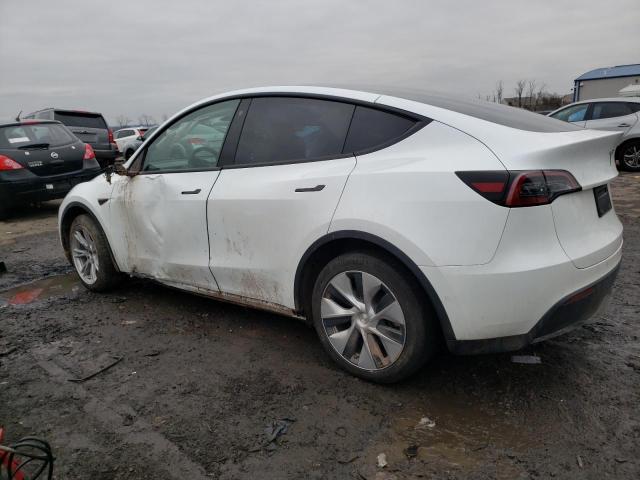 7SAYGAEEXNF546115 - 2022 TESLA MODEL Y WHITE photo 2