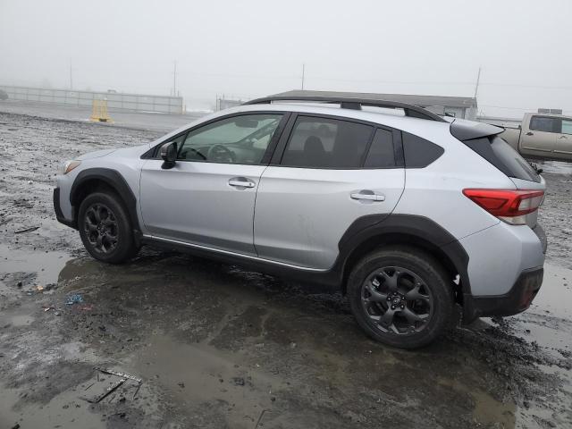 JF2GTHRC1MH374935 - 2021 SUBARU CROSSTREK SPORT SILVER photo 2