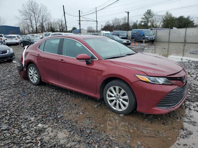 4T1C11BK5LU014175 - 2020 TOYOTA CAMRY LE RED photo 4