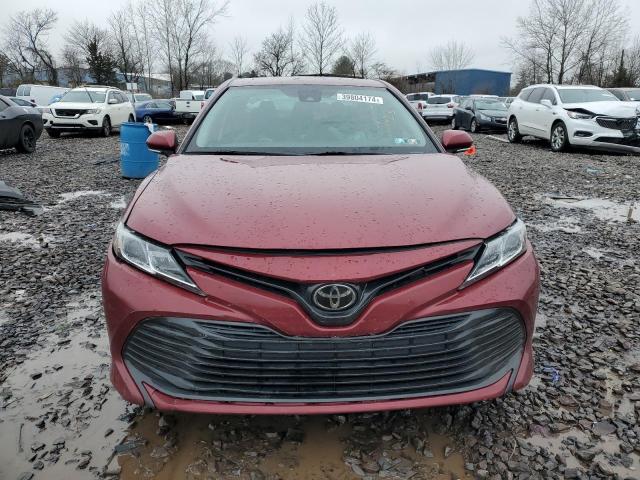 4T1C11BK5LU014175 - 2020 TOYOTA CAMRY LE RED photo 5