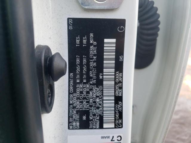 JTEBU5JR7L5797101 - 2020 TOYOTA 4RUNNER SR5/SR5 PREMIUM 白色 照片 13