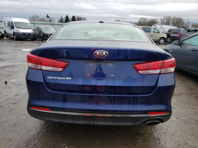 5XXGT4L3XGG003323 - 2016 KIA OPTIMA LX BLUE photo 6