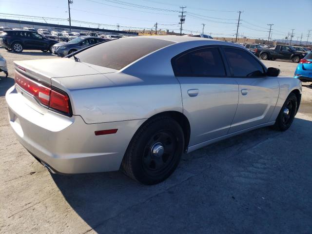 2B3CL1CT0BH574131 - 2011 DODGE CHARGER POLICE SILVER photo 3