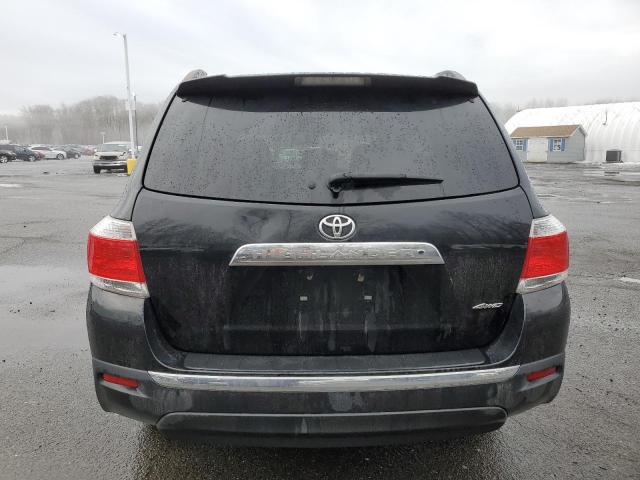 5TDBK3EH9DS181587 - 2013 TOYOTA HIGHLANDER BASE BLACK photo 6