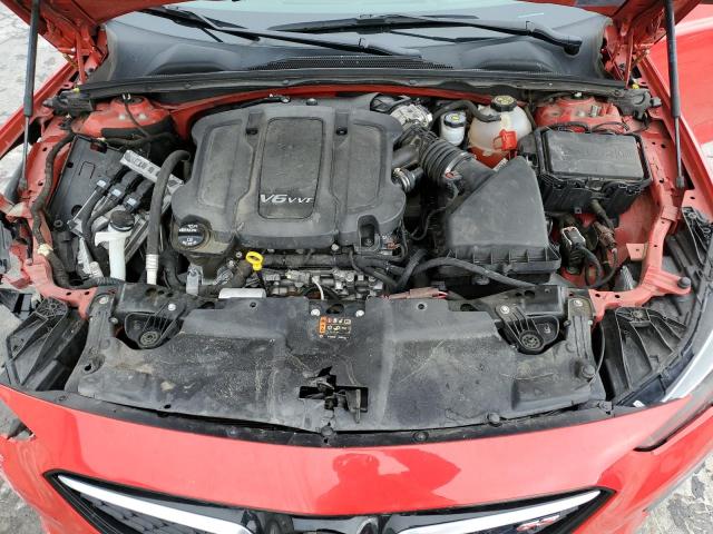 W04GS6SS5L1017640 - 2020 BUICK REGAL GS RED photo 11