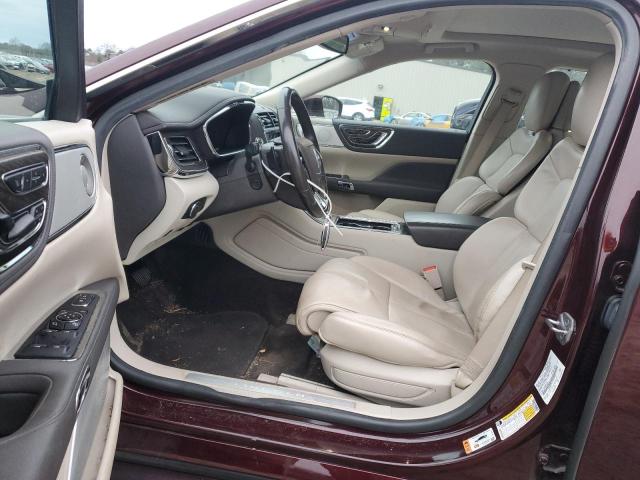 1LN6L9NC1H5626904 - 2017 LINCOLN CONTINENTA RESERVE MAROON photo 7