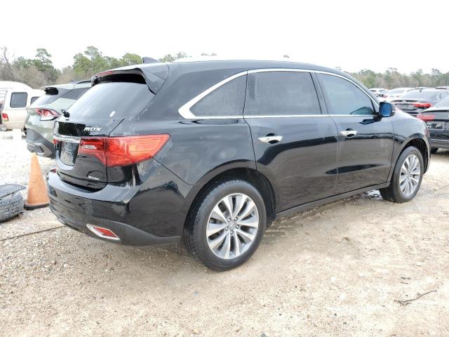 5FRYD4H40EB042794 - 2014 ACURA MDX TECHNOLOGY BLACK photo 3