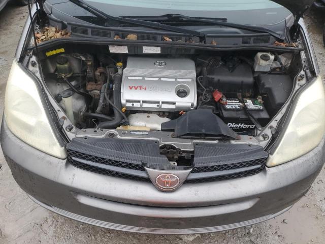 5TDZA23C54S069257 - 2004 TOYOTA SIENNA CE GRAY photo 12