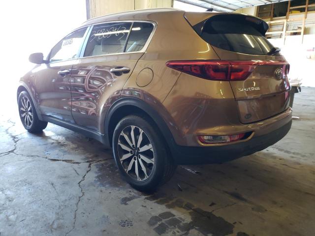 KNDPNCAC9H7054281 - 2017 KIA SPORTAGE EX BROWN photo 2