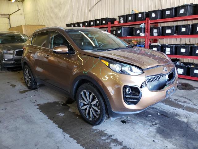 KNDPNCAC9H7054281 - 2017 KIA SPORTAGE EX BROWN photo 4