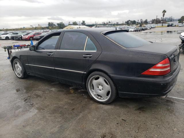 WDBNG70J41A187434 - 2001 MERCEDES-BENZ S 430 BLACK photo 2