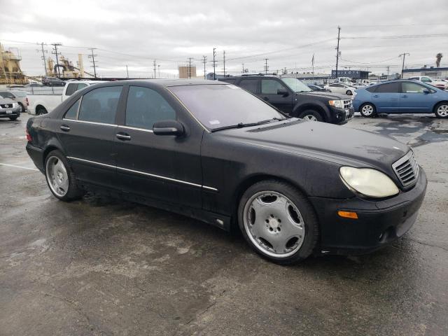 WDBNG70J41A187434 - 2001 MERCEDES-BENZ S 430 BLACK photo 4