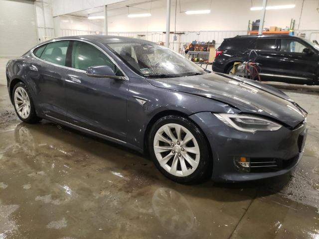 5YJSA1E24GF152431 - 2016 TESLA MODEL S GRAY photo 4