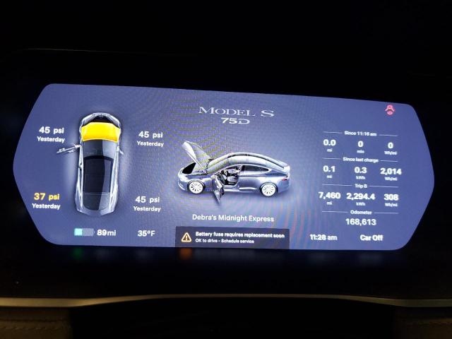 5YJSA1E24GF152431 - 2016 TESLA MODEL S 灰色 照片 9