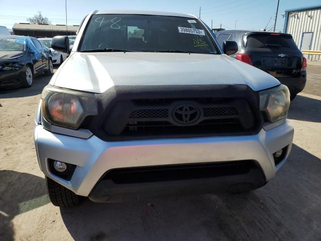 5TFLU4EN5DX058356 - 2013 TOYOTA TACOMA DOUBLE CAB SILVER photo 5