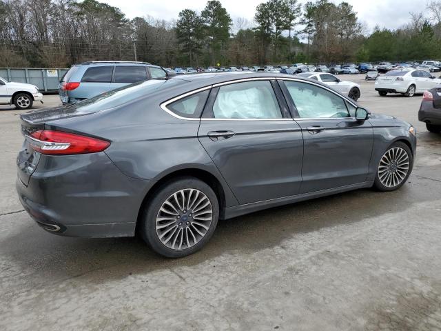 3FA6P0H90HR189033 - 2017 FORD FUSION SE GRAY photo 3