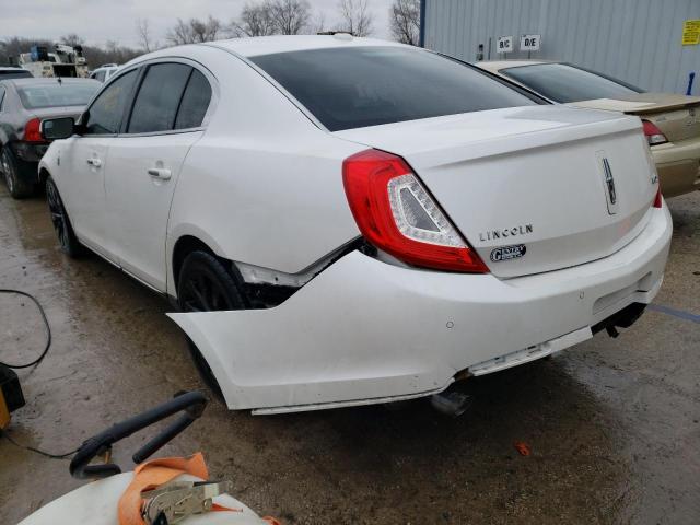 1LNHL9DK5DG607076 - 2013 LINCOLN MKS WHITE photo 2