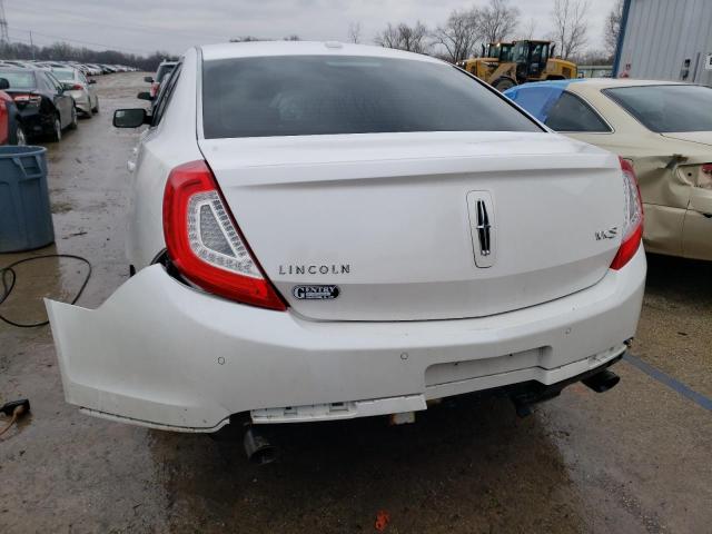 1LNHL9DK5DG607076 - 2013 LINCOLN MKS WHITE photo 6