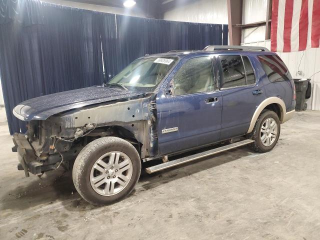 1FMEU64898UA00740 - 2008 FORD EXPLORER EDDIE BAUER BLUE photo 1