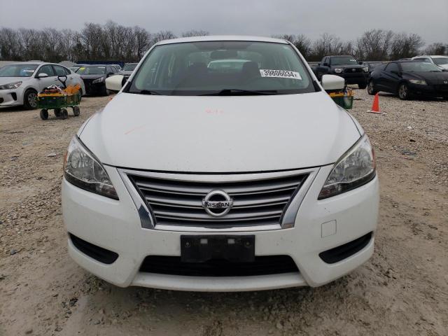 3N1AB7AP5EY295289 - 2014 NISSAN SENTRA S WHITE photo 5