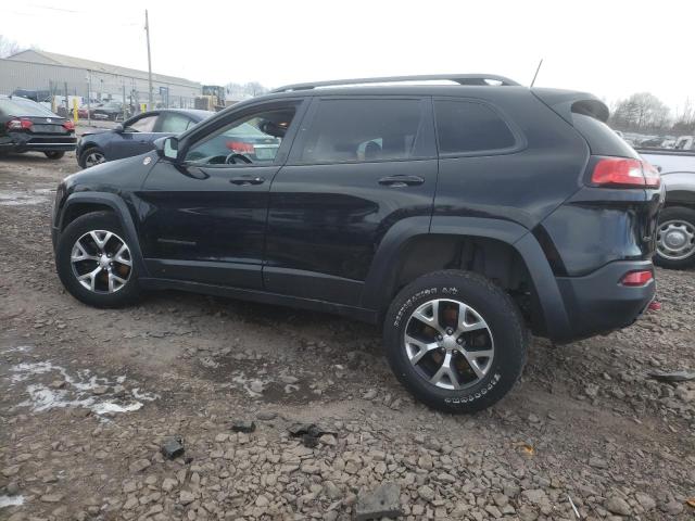 1C4PJMBB6HW622726 - 2017 JEEP CHEROKEE TRAILHAWK BLACK photo 2