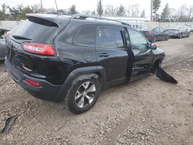 1C4PJMBB6HW622726 - 2017 JEEP CHEROKEE TRAILHAWK BLACK photo 3