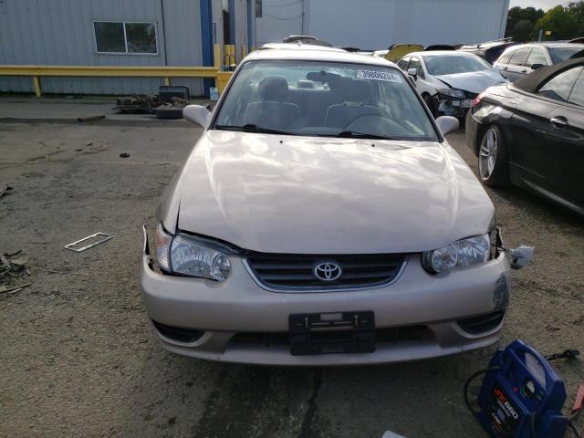 1NXBR12E21Z498205 - 2001 TOYOTA COROLLA CE GOLD photo 5