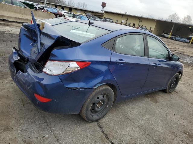 KMHCT4AE1HU251681 - 2017 HYUNDAI ACCENT SE BLUE photo 3