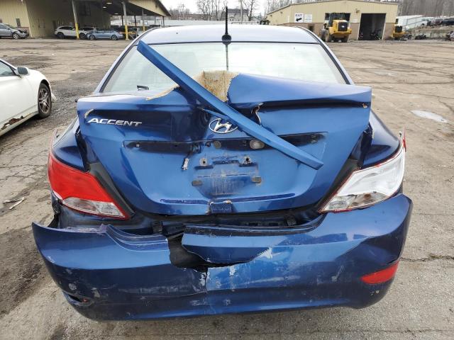 KMHCT4AE1HU251681 - 2017 HYUNDAI ACCENT SE BLUE photo 6