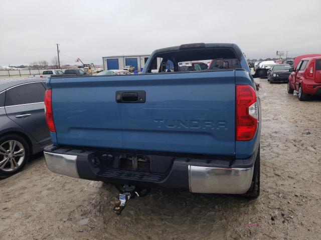 5TFRM5F18KX141384 - 2019 TOYOTA TUNDRA DOUBLE CAB SR/SR5 BLUE photo 6