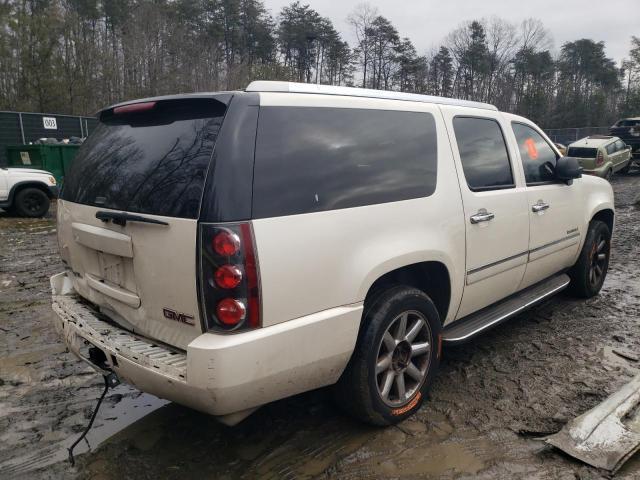 1GKFK06299R209991 - 2009 GMC YUKON XL DENALI WHITE photo 3