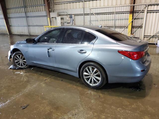 JN1CV7AP8GM201427 - 2016 INFINITI Q50 BASE BLUE photo 2