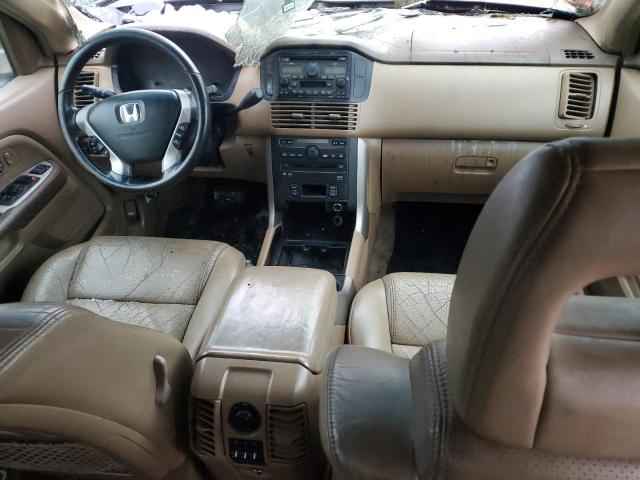 2HKYF18634H604490 - 2004 HONDA PILOT EXL BEIGE photo 8