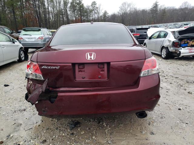 1HGCP26889A028039 - 2009 HONDA ACCORD EXL BURGUNDY photo 6