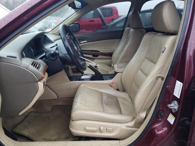 1HGCP26889A028039 - 2009 HONDA ACCORD EXL BURGUNDY photo 7