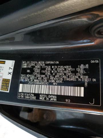 JTLKT324864085242 - 2006 TOYOTA SCION XB Schwarz Foto 12