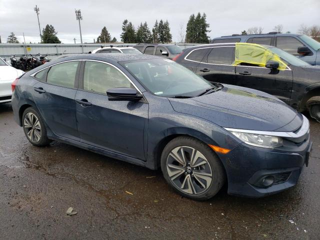 JHMFC1F82JX000027 - 2018 HONDA CIVIC EX GRAY photo 4