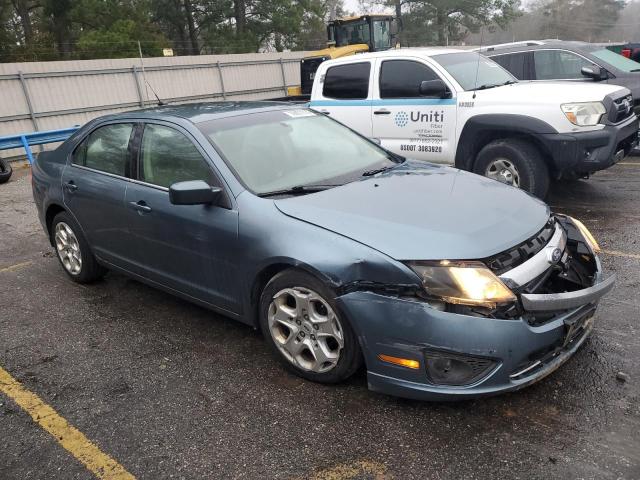 3FAHP0HA2BR212371 - 2011 FORD FUSION SE BLUE photo 4